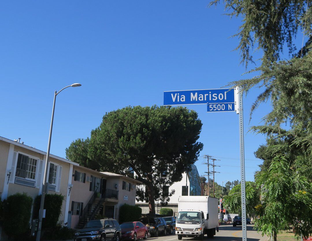 via marisol sign at monterey road.